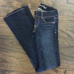 American eagle super stretch flare leg jeans